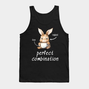 rabbit and tea - perfect combination Tank Top